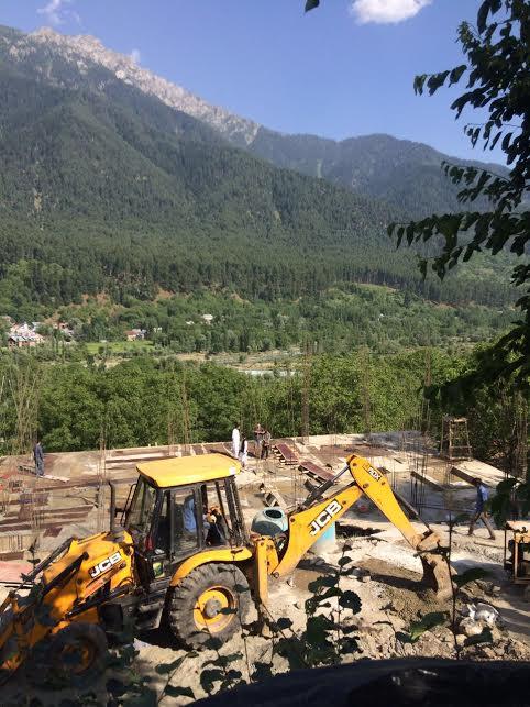 Illegal construction in Pahalgam